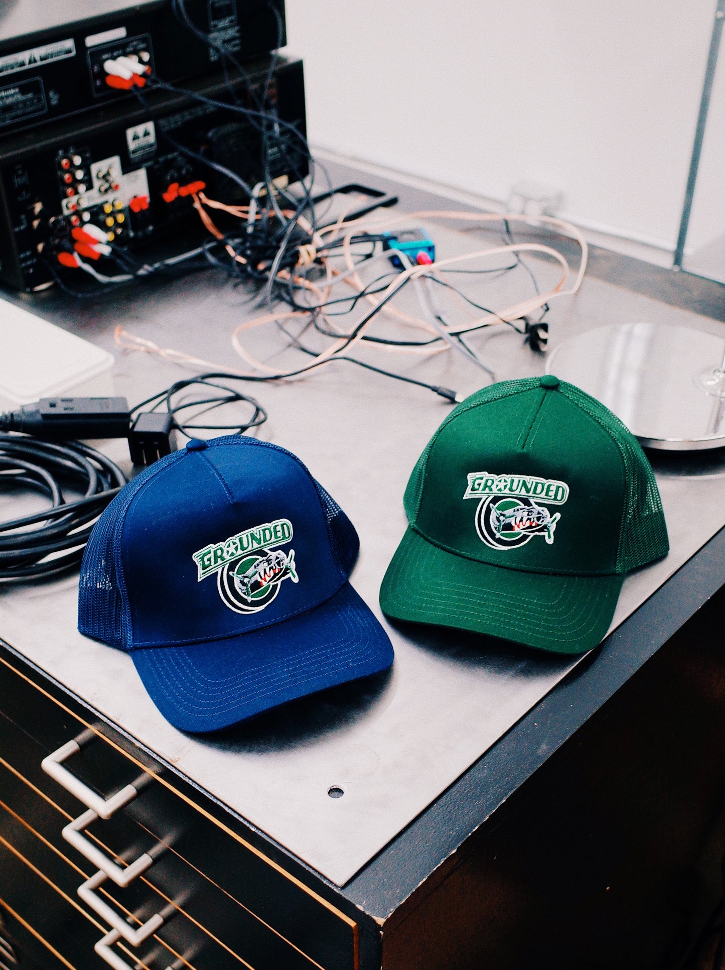 Grounded Aeros Trucker Hat (Navy)