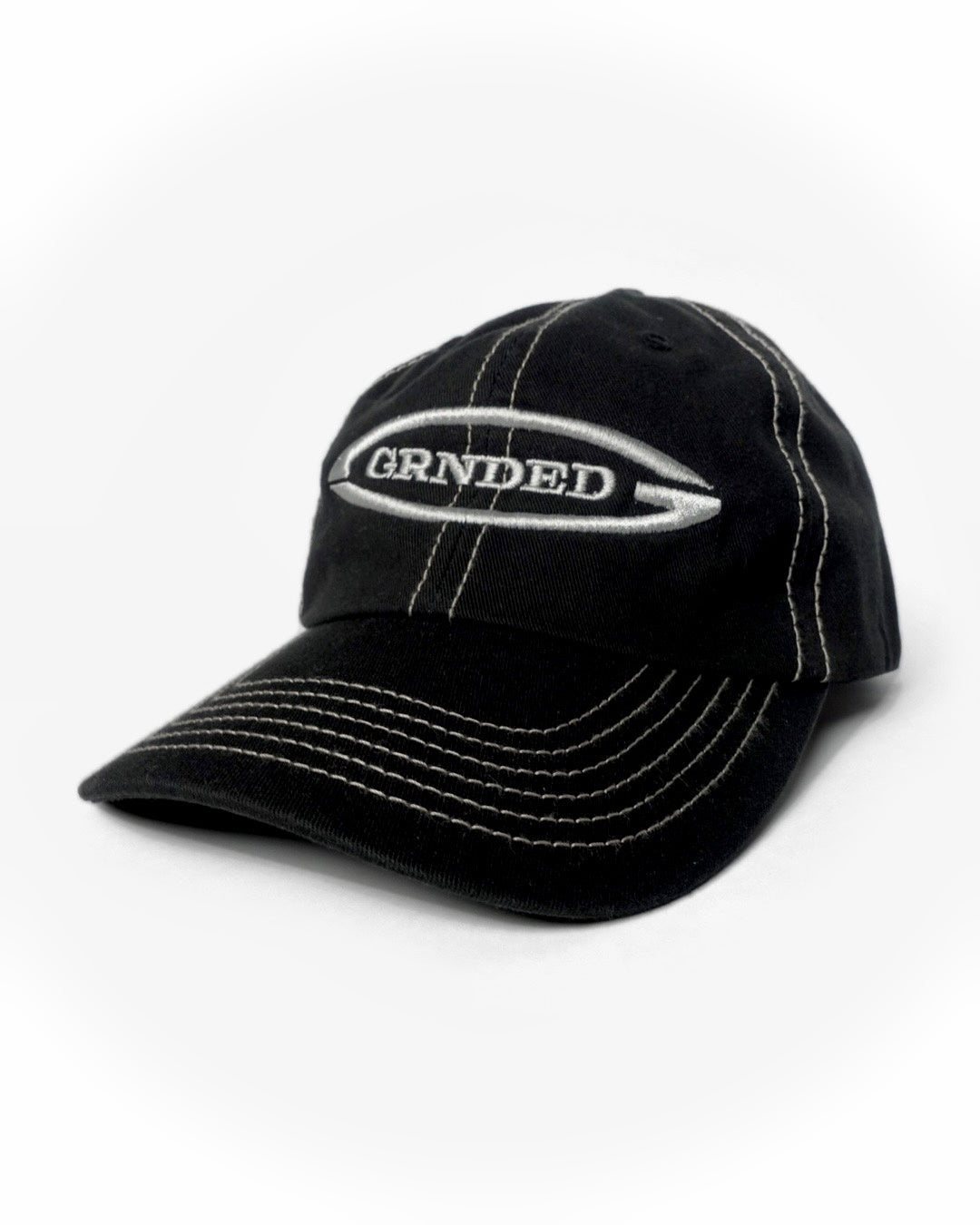 GRNDED Hardware Hat - Black / White