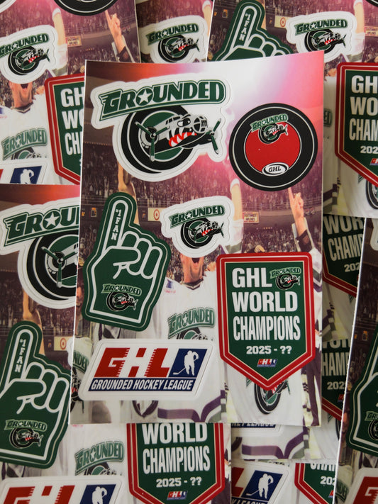 Grounded Aeros Sticker Sheet