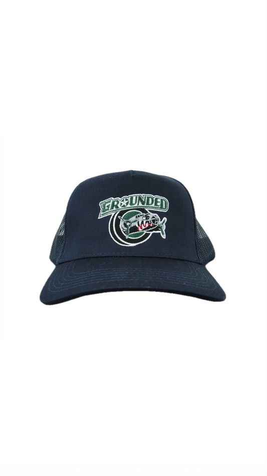 Grounded Aeros Trucker Hat (Navy)