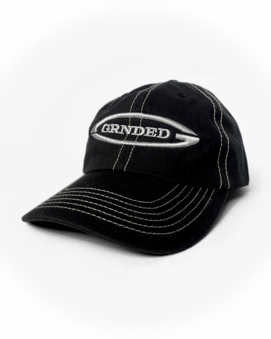 GRNDED Hardware Hat - Black / White