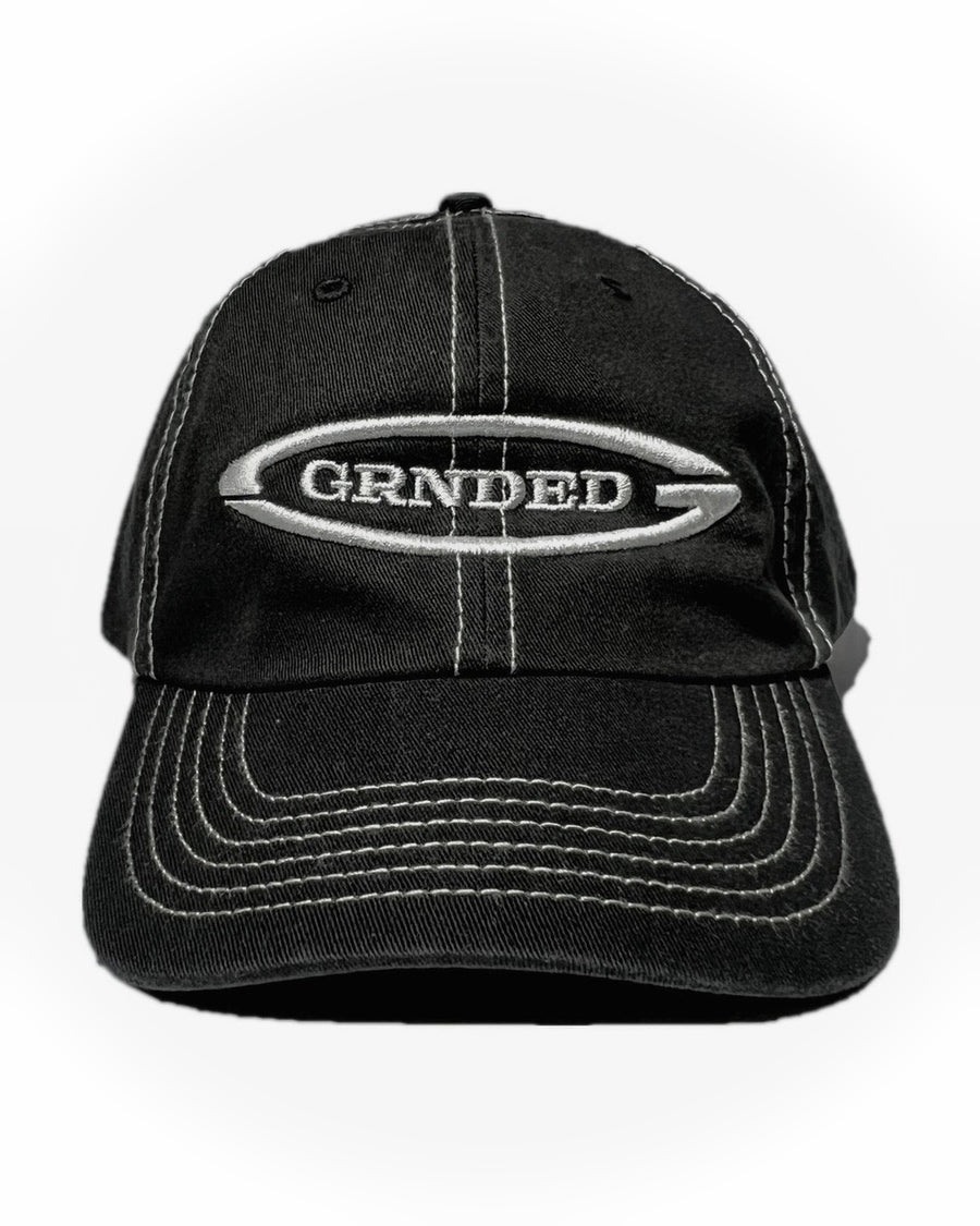 GRNDED Hardware Hat - Black / White