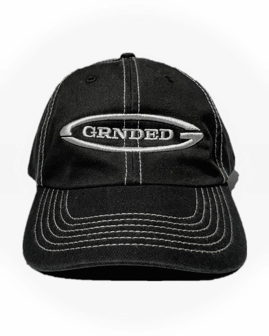 GRNDED Hardware Hat - Black / White